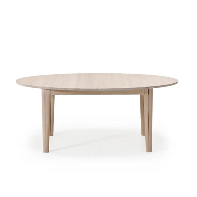 SM78 Table ovale extensible en bois massif fabriquée au Danemark