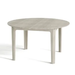 SM112 Table ronde extensible en bois massif conçue au Danemark