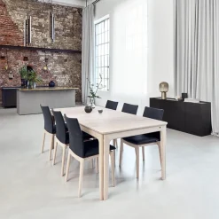 SM26/27 Table scandinave extensible en bois massif de fabrication danoise