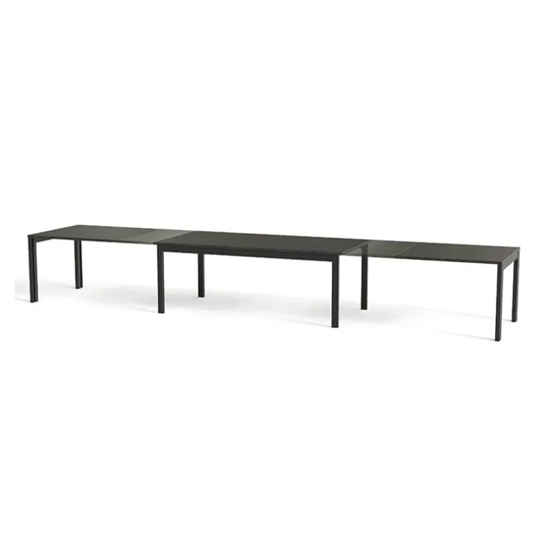 SM23/24 Table scandinave rectangulaire en bois avec allonges