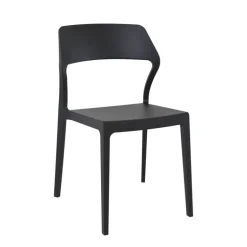 Snow Chaise d'extérieur empilable design en polypropylène