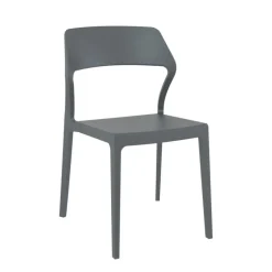 Snow Chaise d'extérieur empilable design en polypropylène
