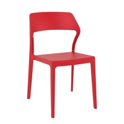 Snow Chaise empilable design en polypropylène