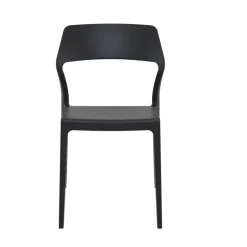 Snow Chaise empilable design en polypropylène