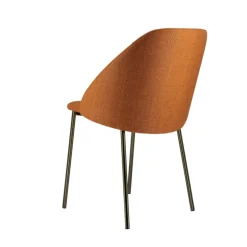 Soda Chaise cosy en tissu avec pieds en métal