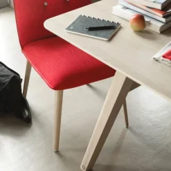 Soda Mobitec® Chaise cocooning en tissu avec boutons décoratifs