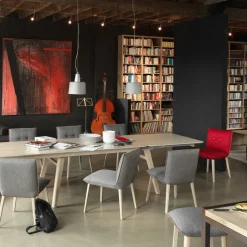 Soda Mobitec® Chaise cocooning en tissu avec boutons décoratifs