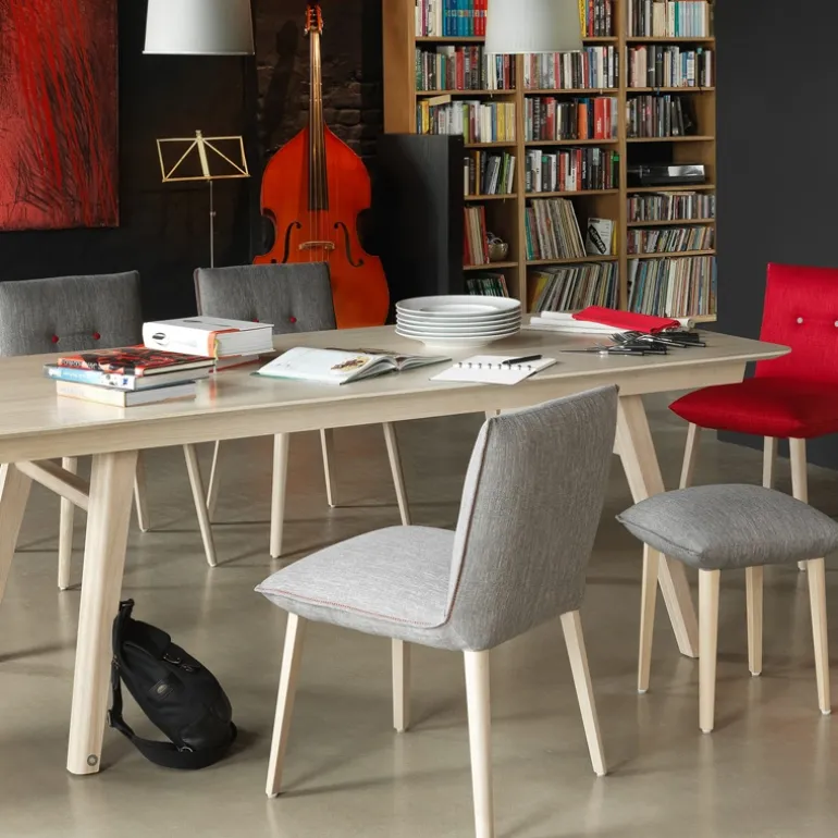 Soda Mobitec® Chaise cocooning en tissu avec boutons décoratifs