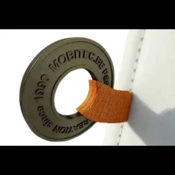 Soda Mobitec® Fauteuil cocooning en tissu avec boutons décoratifs