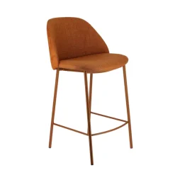 Soda Tabouret snack cosy en tissu avec pieds en métal