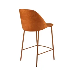 Soda Tabouret snack cosy en tissu avec pieds en métal