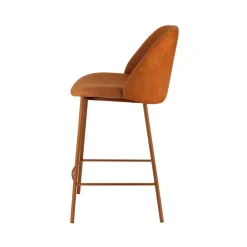 Soda Tabouret snack cosy en tissu avec pieds en métal