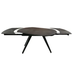 SofiaTable moderne extensible en céramique avec pieds en métal