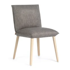 Soft Mobitec® Chaise en tissu et bois cocooning