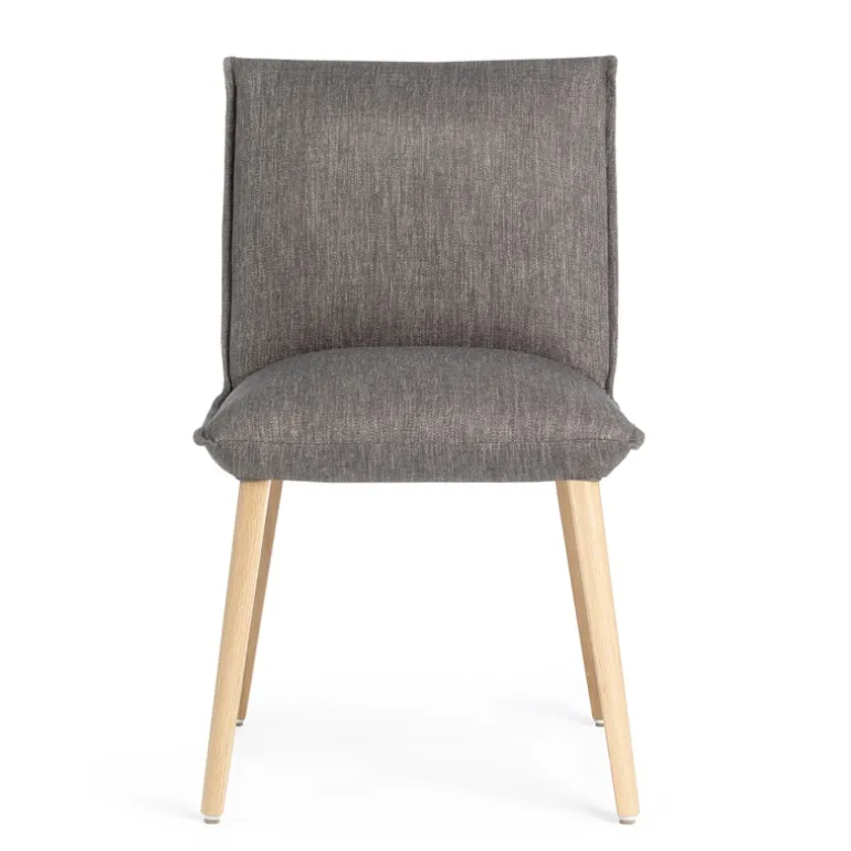 Soft Mobitec® Chaise en tissu et bois cocooning