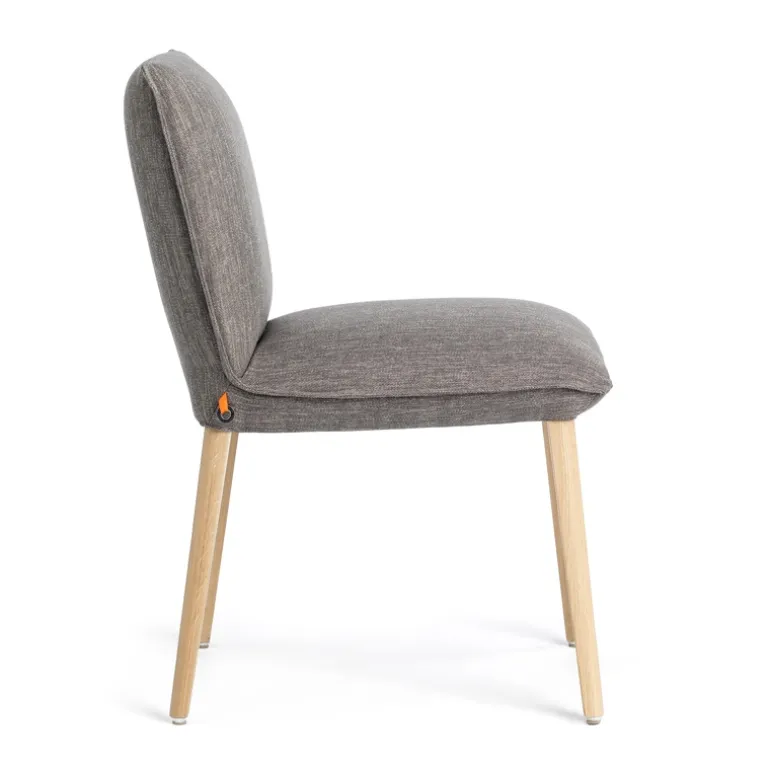 Soft Mobitec® Chaise en tissu et bois cocooning