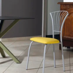 Solandre Carrier® Chaise de cuisine en synthétique et métal