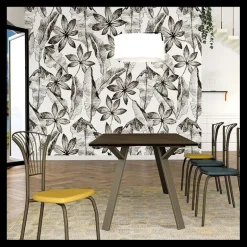 Solandre Carrier® Chaise de cuisine en synthétique et métal