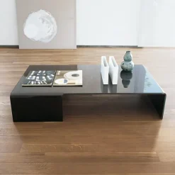Spider Sovet® Table basse design rectangulaire en verre