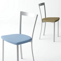 Spirit Chaise de cuisine moderne en synthétique et métal