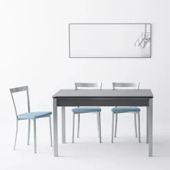 Spirit Chaise de cuisine moderne en synthétique et métal