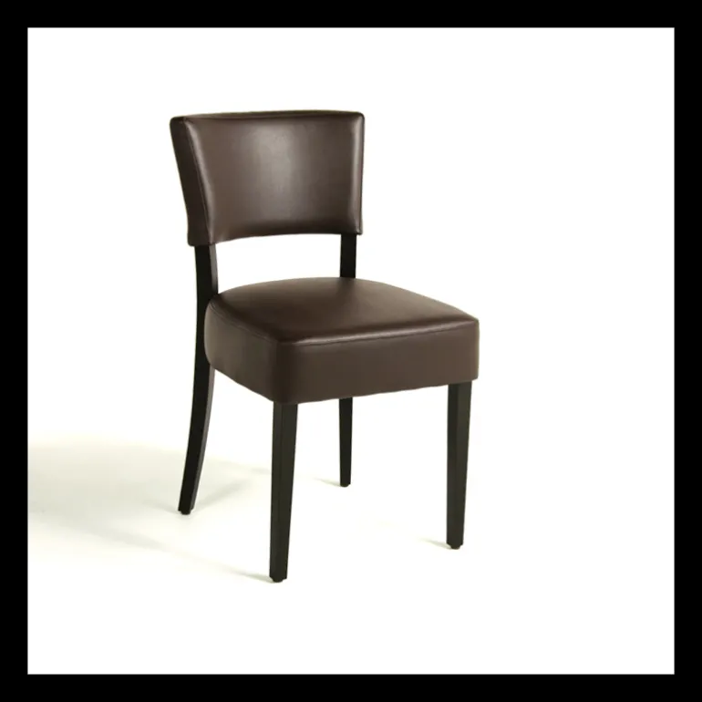 Steffi Chaise de salle à manger en bois et synthétique