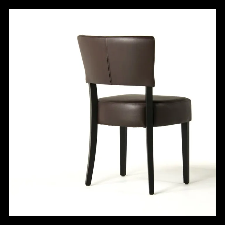 Steffi Chaise de salle à manger en bois et synthétique