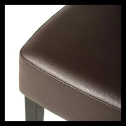 Steffi Chaise de salle à manger en bois et synthétique