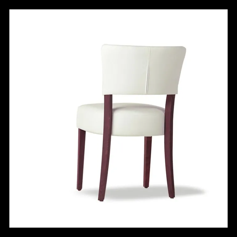 Steffi Chaise de salle à manger en bois et synthétique