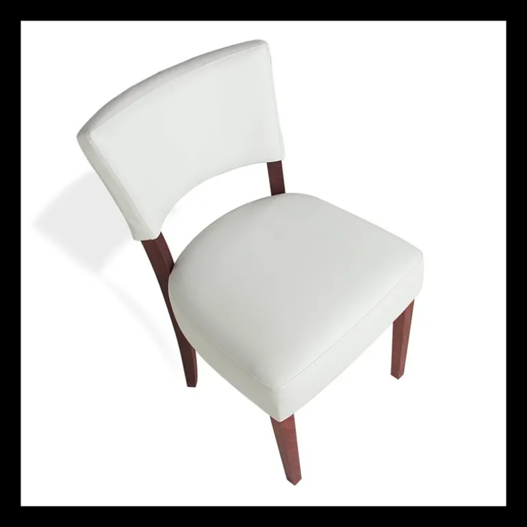 Steffi Chaise de salle à manger en bois et synthétique