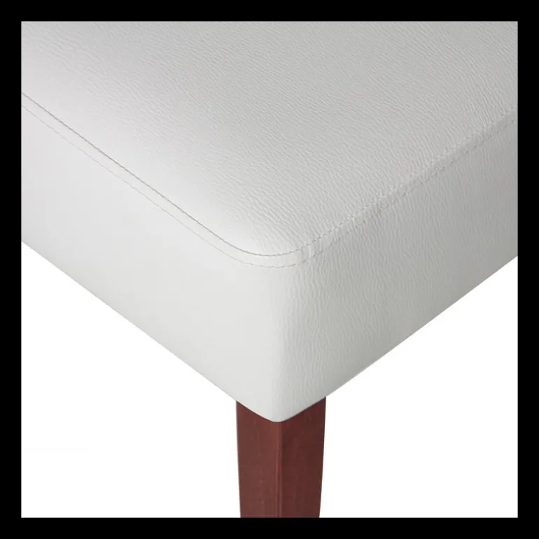 Steffi Chaise de salle à manger en bois et synthétique