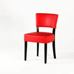 Steffi Chaise de salle à manger en bois et synthétique