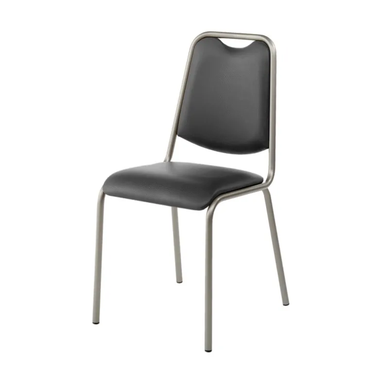 Sunny Chaise de cuisine en simili et métal