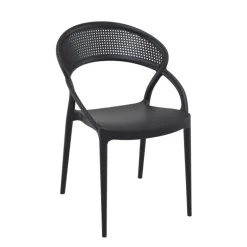 Sunset Chaise design de jardin empilable en polypropylène