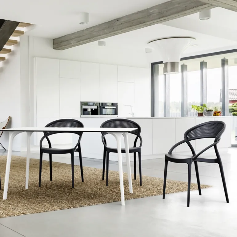 Sunset Chaise design empilable en polypropylène