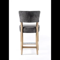 Tabouret snack en tissu et bois – BarSteffi