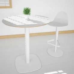 Tabu Tabouret réglable et pivotant design en bois