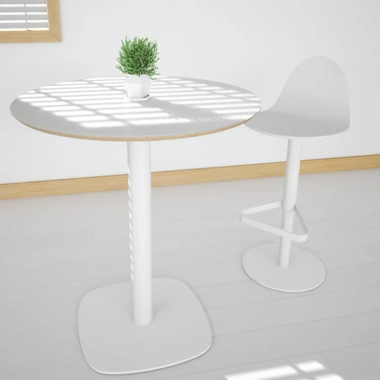 Tabu Tabouret réglable et pivotant design en bois