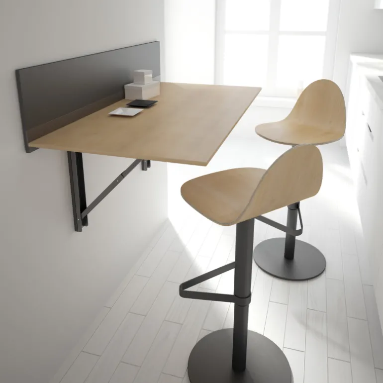 Tabu Tabouret réglable et pivotant design en bois