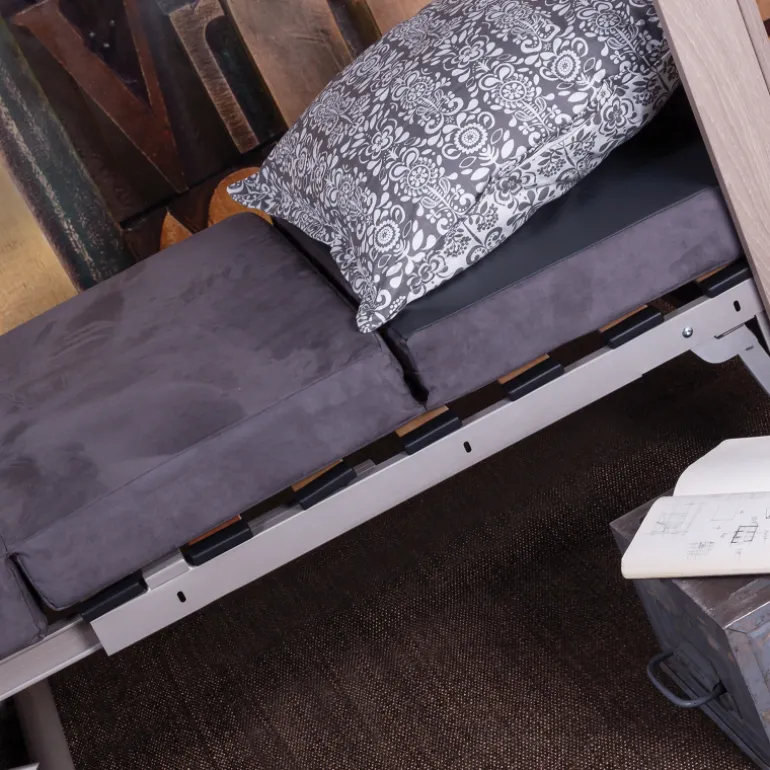 Tavoletto Table transformable en lit pour petit espace en mélaminé