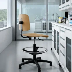 Tecnik Chaise d'atelier réglable en bois