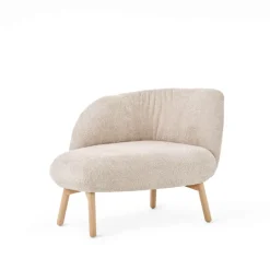 Thalia Mobitec ® Banquette cosy en tissu avec pieds en bois