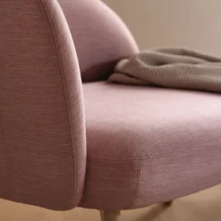 Thalia Mobitec ® Banquette cosy en tissu avec pieds en bois