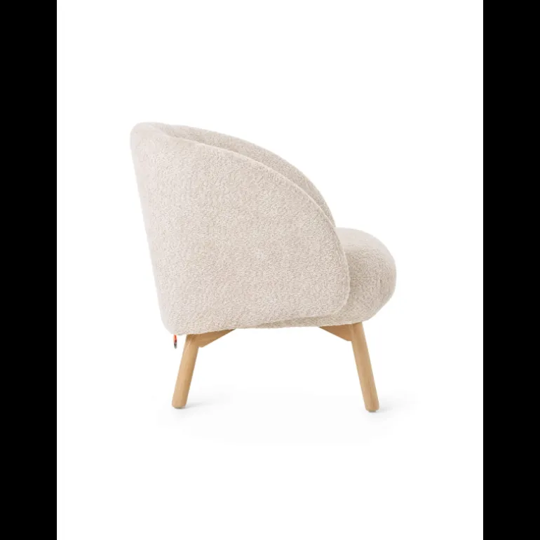 Thalia Mobitec ® Fauteuil confortable en tissu avec pieds en bois