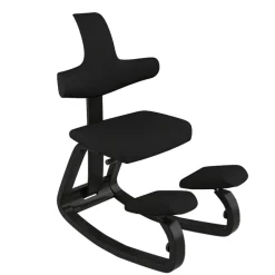 ThatSit Varier® Chaise de bureau ergonomique à bascule en tissu et bois