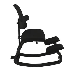 ThatSit Varier® Chaise de bureau ergonomique à bascule en tissu et bois