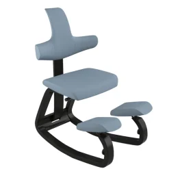 ThatSit Varier® Chaise de bureau ergonomique à bascule en tissu et bois