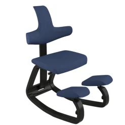 ThatSit Varier® Chaise de bureau ergonomique à bascule en tissu et bois