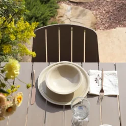 Tiberina Chaise de jardin empilable en polypropylène