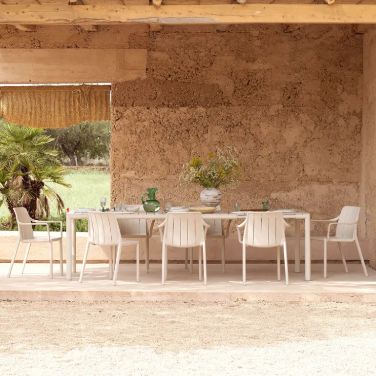 Tiberina Fauteuil de jardin empilable en polypropylène